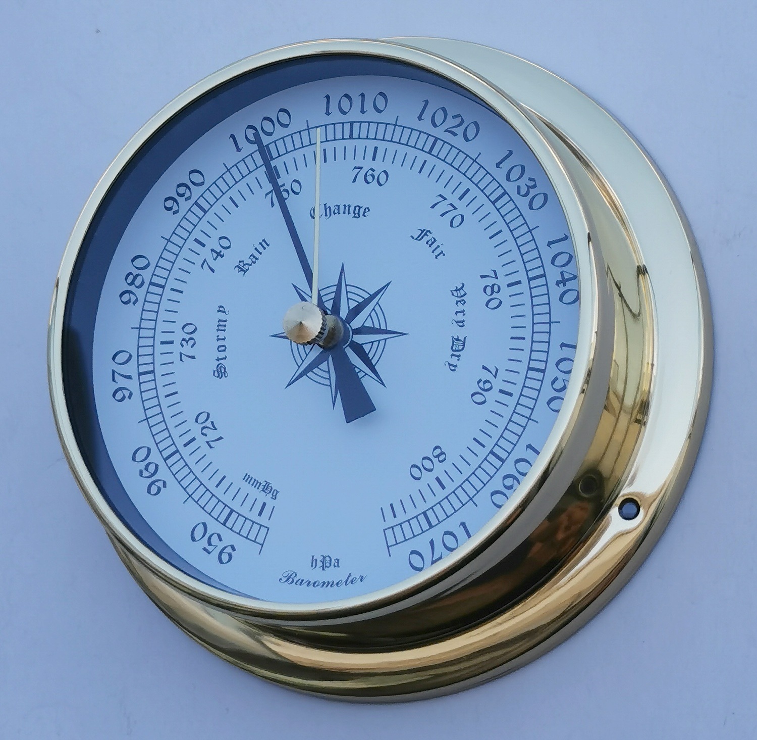 B9115-D115 Copper Shell Barometer, (empty Box Barometer, Boat Barometer)