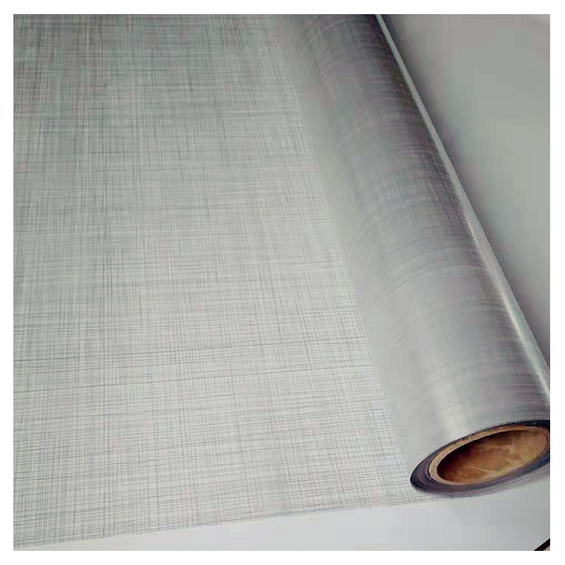 Frosted gray gauze glass decorative film transparent opaque office partition pet film stripe stickers