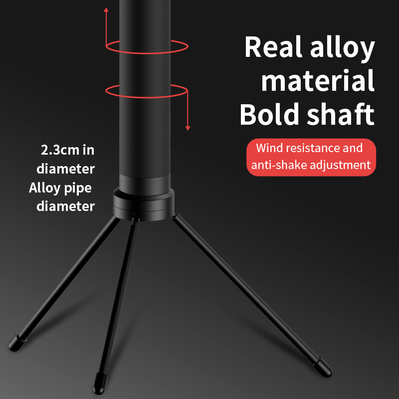 Factory Direct batch tripod stable multifunctional retractable Mobile phone bracket live shooting with ring beauty fill light