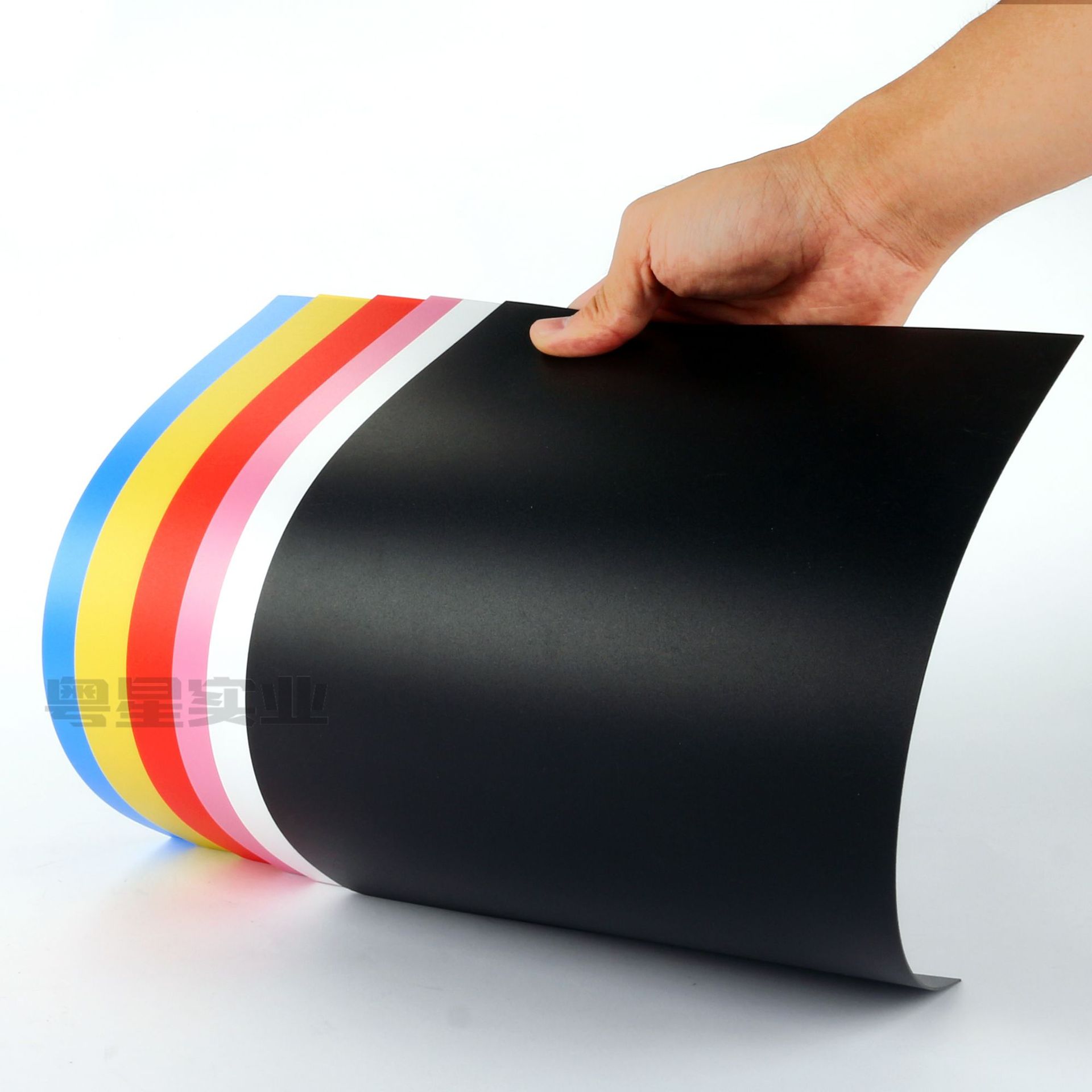 A4 color PVC plastic sheet PP translucent hard sheet transparent PVC sheet color hard film wholesale