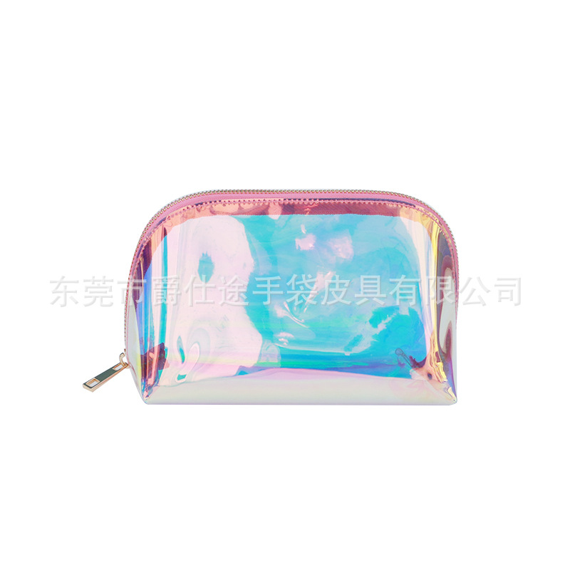Европейская и американская модная косметичка из ПВХ, водонепроницаемая, лазерная сумка
