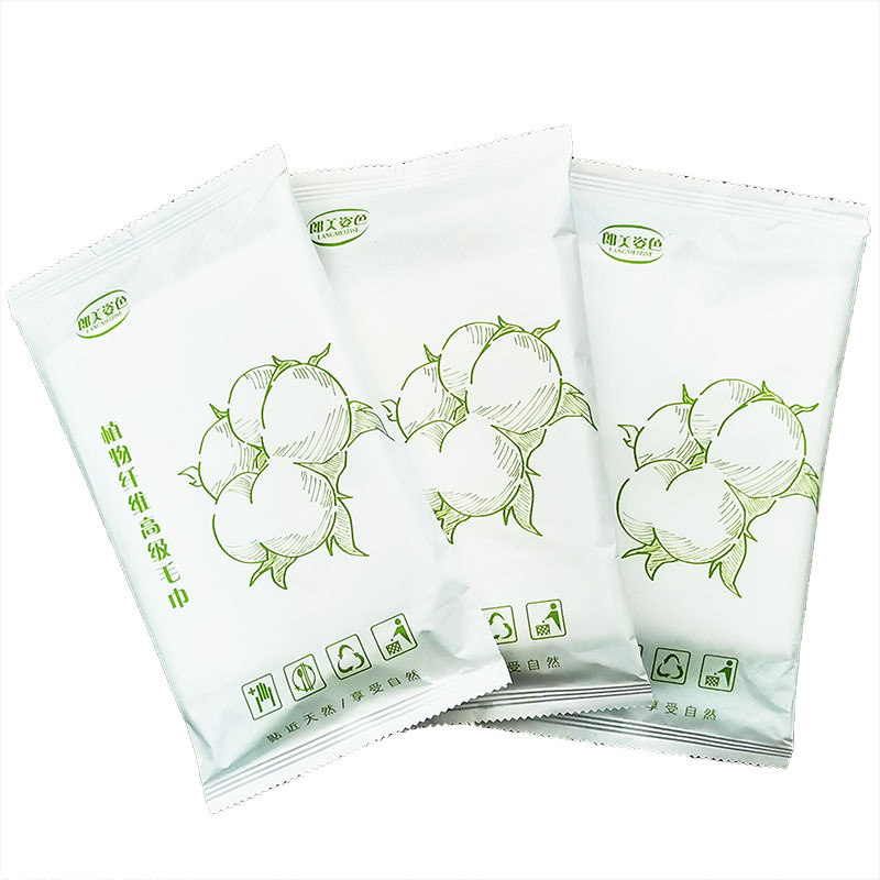 2 Pack Disposable Hairdressing Towel Barber Shop Absorbent Towel Hotel Homestay Bath Sauna Rubbing Thickened Towel