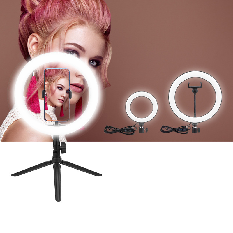 Кольцевой свет LED для мобильного телефона, освещение для селфи, свет для красоты, подставка для телефона
