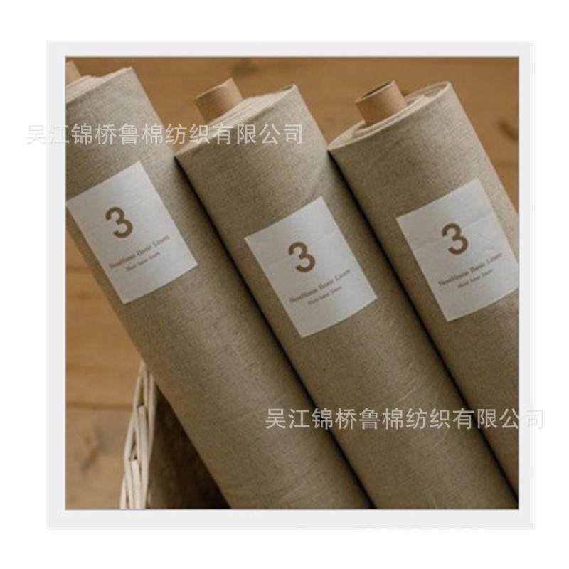 Cotton Linen Gray Cloth Sand Wash Polyester Linen Green Willow Crepe Printed Sticky Linen Cotton Blended Slub Yarn-dyed Oxford Spinning