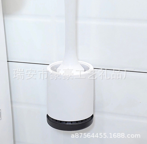 New toilet with base cleaning TPR toilet brush bathroom hotel high-end toilet brush factory direct sales