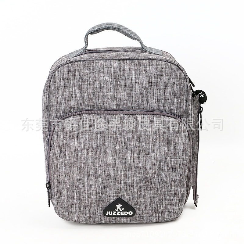 Корейская стильная простая сумка для хранения, водонепроницаемая сумка для обеда из Rpet, термо-сумка с несколькими карманами