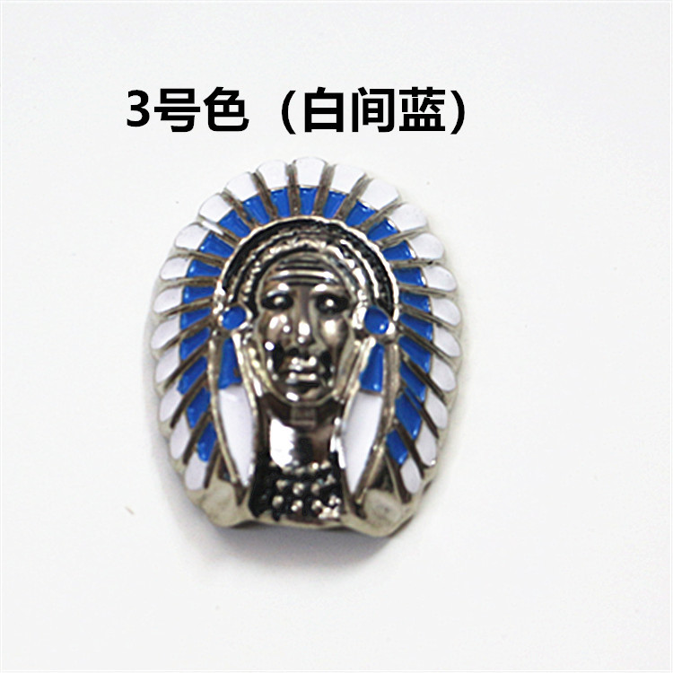 Indian Cloth Buckle Handmade DIY Vintage Leather Decorative Buckle Embossed Alloy Wallet Buckle Factory Outlet