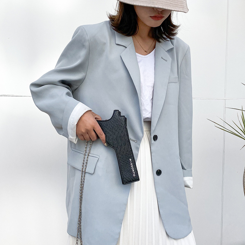 Foreign trade new cute cartoon funny pistol messenger bag spoof personality childlike chain small bag change purse for women