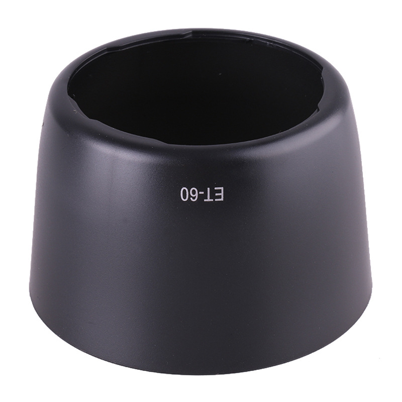 ET-60 lens hood suitable for Canon 55-250 lens 75-300 1300D 1200D 58mm reverse buckle