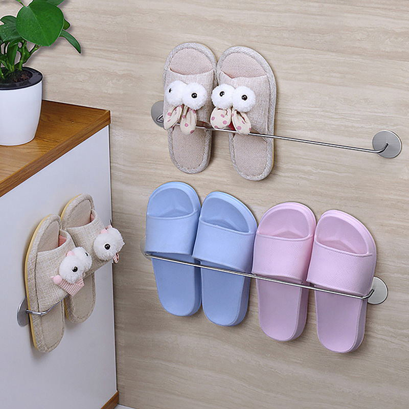 Обувной шкаф из нержавеющей стали 304 настенный без сверления многофункциональный держатель для полотенец