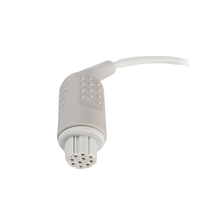 Original High-Quality Deun 10-Hole Blood Oxygen Conversion Line, Blood Oxygen Probe Adapter Line, Monitor End Conversion Line