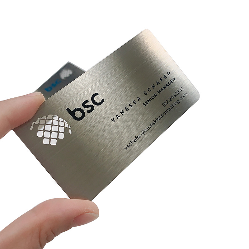 Stainless Steel Personalized Production Corrosion Personal Business Card Bookmark Creative Gold-Plated Metal Card Gold Card Production Manufacturer