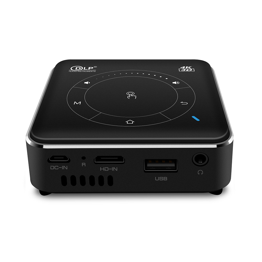 New Pocket Small P11 Projector 4G 32G HDMI Input Supports 3D Mobile Phone Same Frequency 4K Video Decoding