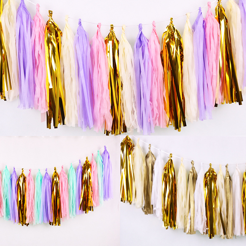 Бумажные кисточки 5/упак. AliExpress кисточки цветы свадьба день рождения свадебные принадлежности в большом количестве