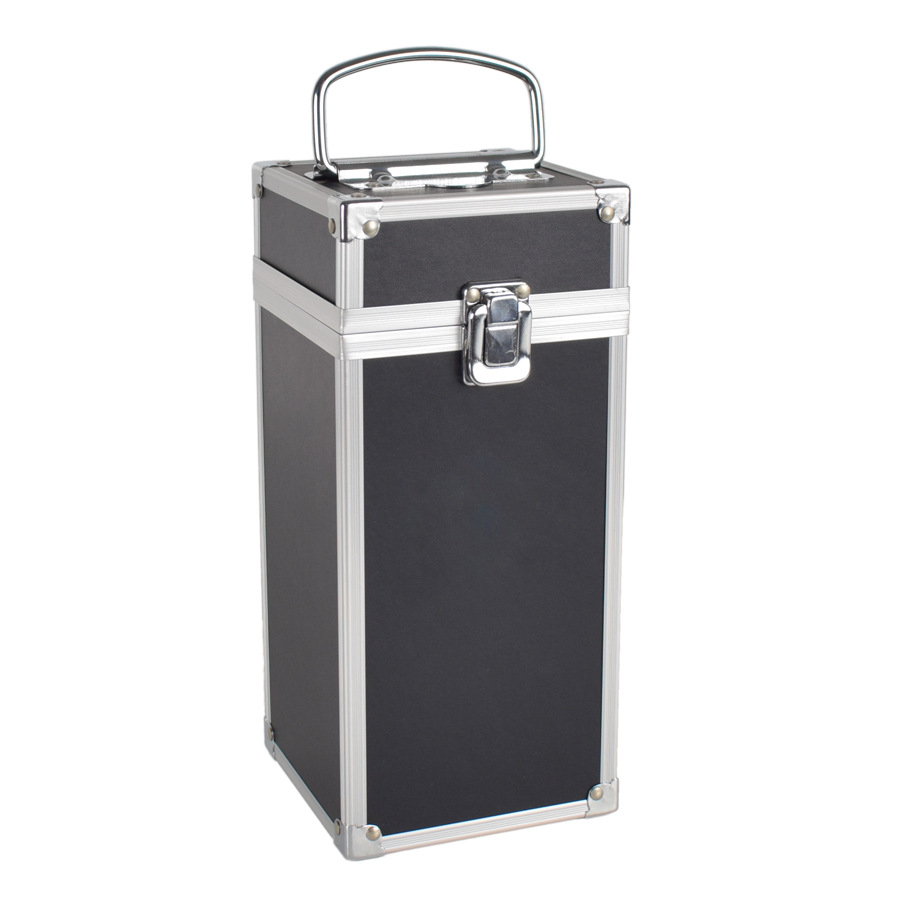 Aluminum Alloy Portable Wine Box High-end Practical Single Bottle Red Wine Box Portable Aluminum Wine Box