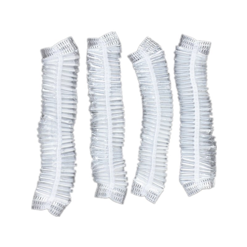 Spot wholesale disposable PE plastic shower cap shower strip thickened waterproof shower cap hair hair hair treatment cap