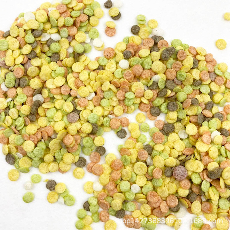 Colorful coarse cereals slices five cereals slices rabbit guinea pig hamster Chinchilla parrot squirrel mixed grain self-matching food companion 500g