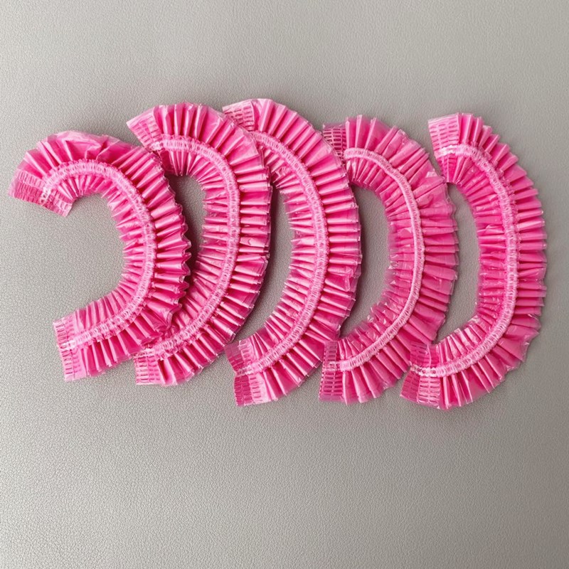 Spot wholesale disposable PE plastic shower cap shower strip thickened waterproof shower cap hair hair hair treatment cap