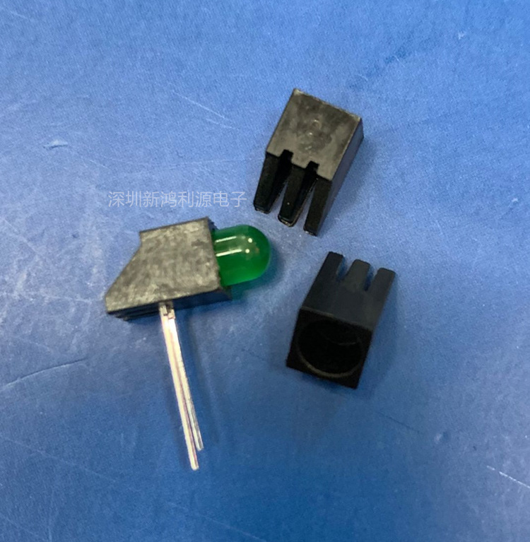 LED5MM Single Hole Green Lamp Holder Light-emitting Diode Indicator Holder F5led Lampshade 5MM Green Lamp Holder