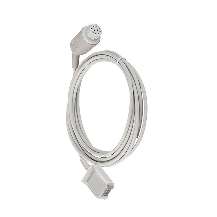 Original High-Quality Deun 10-Hole Blood Oxygen Conversion Line, Blood Oxygen Probe Adapter Line, Monitor End Conversion Line