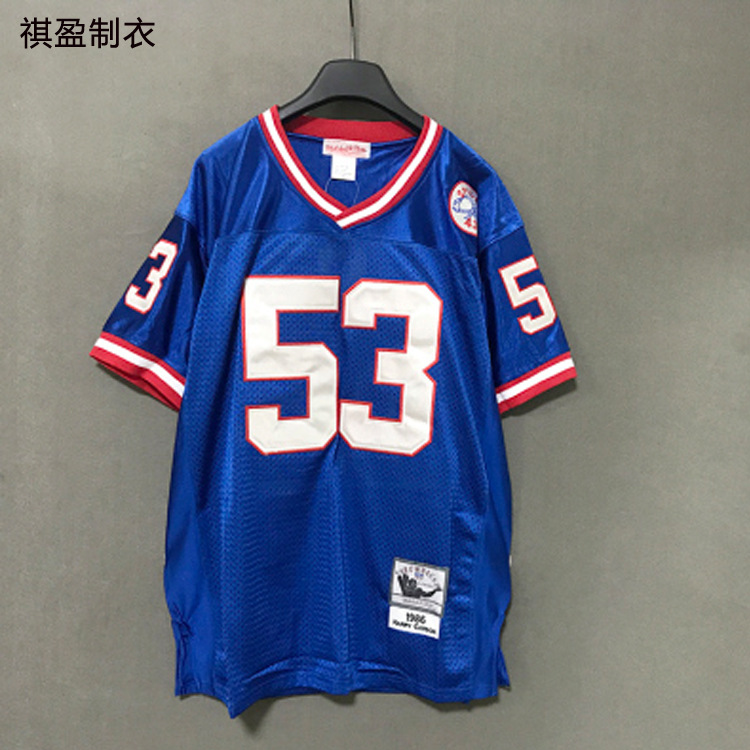 European and American Summer Quick-drying Polyester Mesh Hole Cloth Moisture-wicking Pic Embroidered Letter Short-sleeved Rugby Sportswear