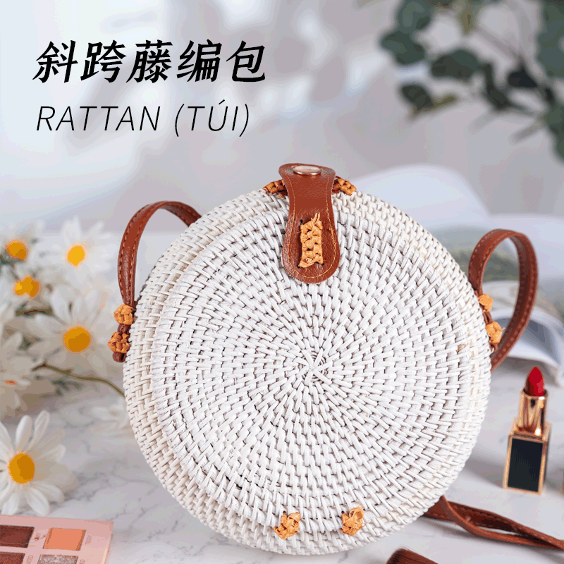 Вьетнамская плетеная сумка на плечо, пляжная сумка, маленькая сумка для отдыха, оптовая продажа