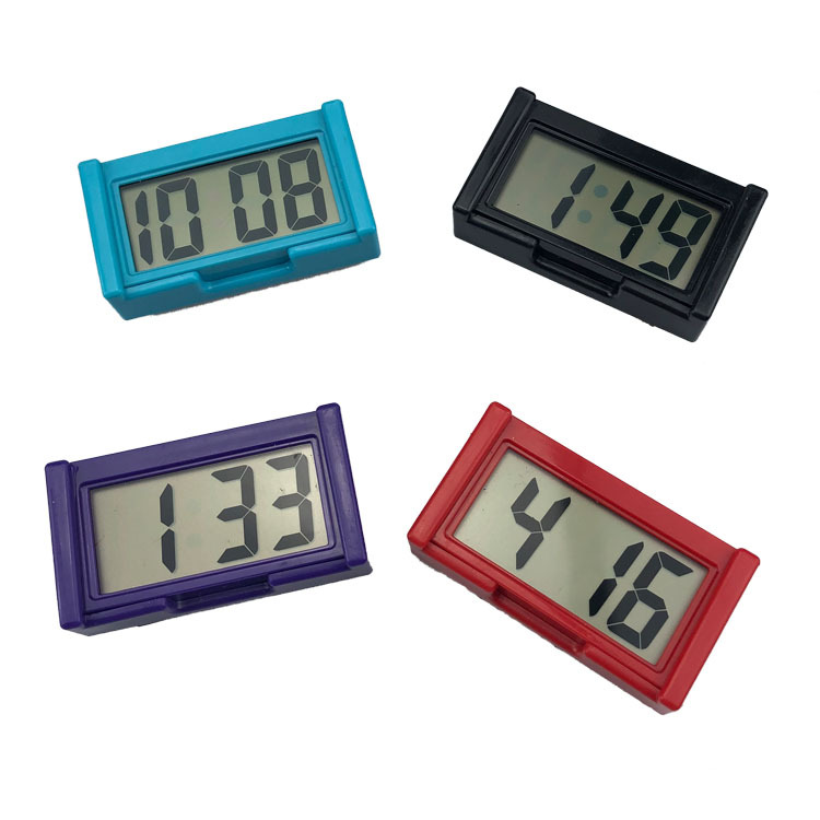 Car supplies new car electronic clock adhesive electronic clock LCD digital clock