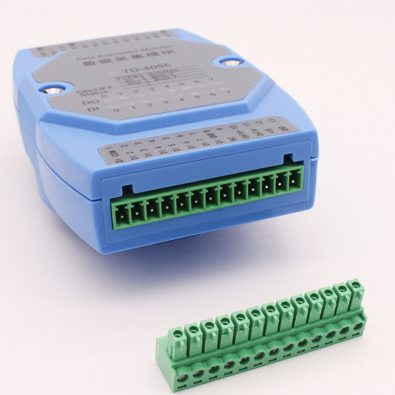 16-channel switch expansion module 8 input 8 output RS485 Modbus RTU acquisition output