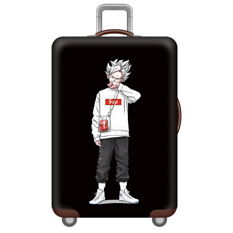 Luggage case protective cover trolley case travel dustproof elastic cover bag 18-32 inch Dragon Ball kaw thick wear-resistant