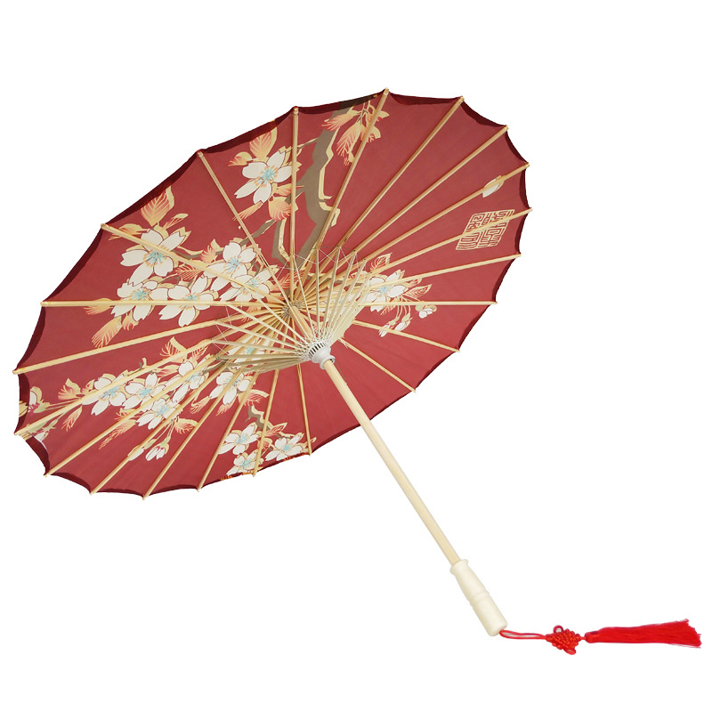 Oil-Paper Umbrella with Traditional Style, Waterproof, Suitable for Cheongsam Shows, Dance Performances, Classical Scenic Spots, Ceiling Decoration, and Hanfu Umbrella with National Trend Elements