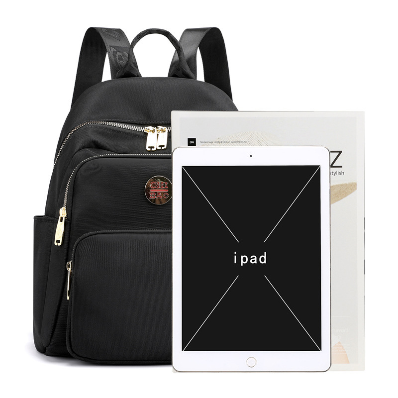 Baigou Chibao New Backpack Trendy Women's Backpack Computer Bag Large Capacity College Style Schoolbag Travel Backpack