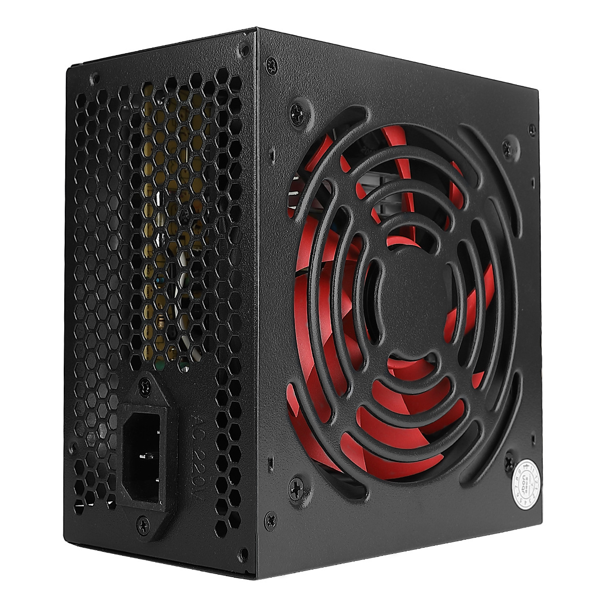 Jue Bai 500WS desktop host power supply cross-border 6p graphics card power supply back line rated 400W mute computer power supply