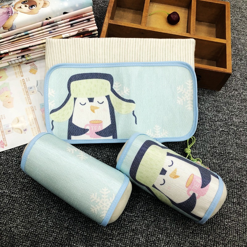 Baby shaping Xingyun baby pillow Ice Silk pillowcase baby pillow newborn anti-deviation head shaping pillow dual-use cool pillow