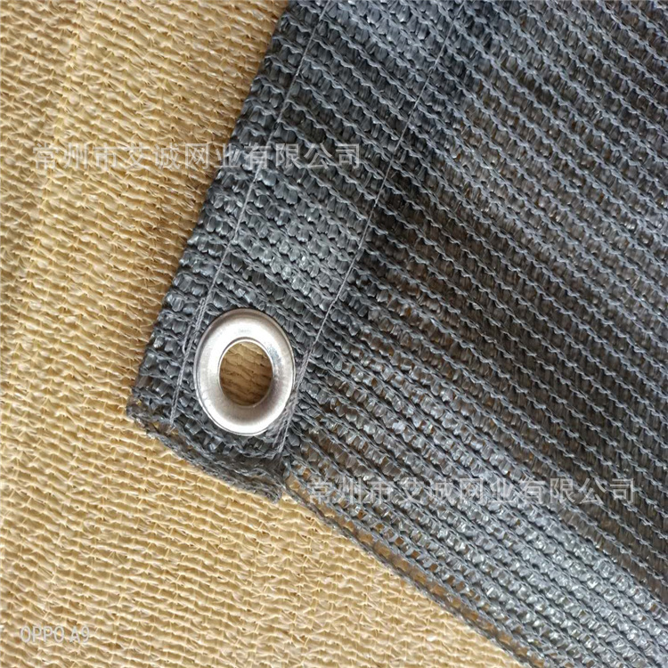 Gray striped balcony fence net gray balcony privacy net balcony sunshade net hdpe material