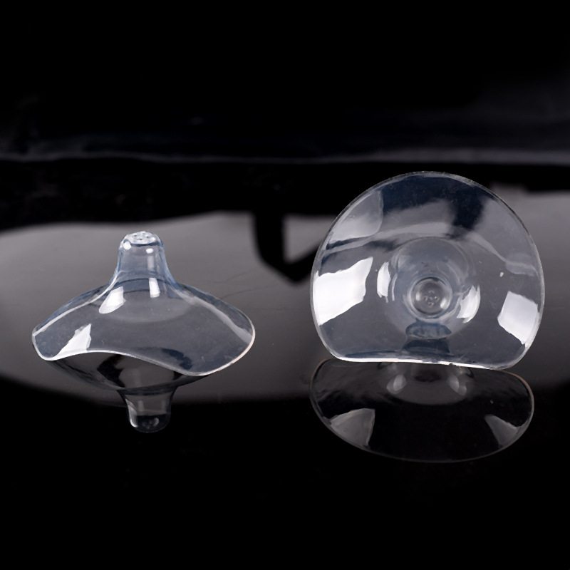 Source manufacturers wholesale full silicone nipple protection cover semicircle triangle breast care cover breast care pad a pair of boxes