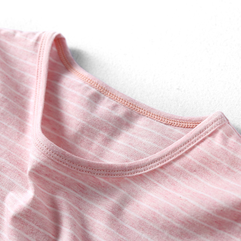 New Style Nightgown Women's Summer Short-sleeved Sweet Girl's Pajamas Children's Home Clothes Summer Girl's Dress Short-sleeved