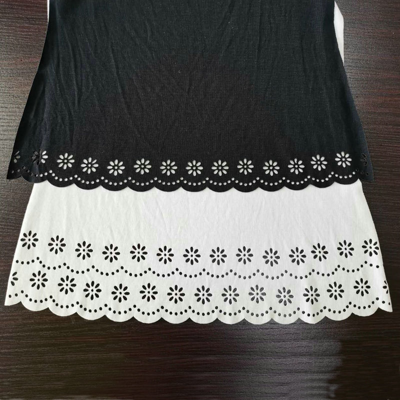 Laser Cutting Processing Fabric Leather Cutting Lace Cutting Flower Burning