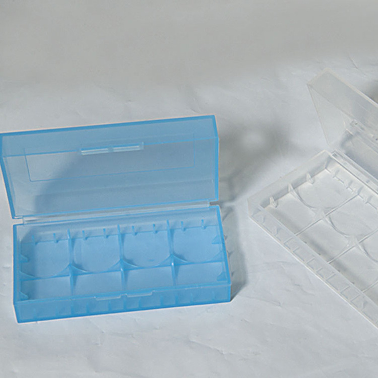 Transparent 4-Cell 18350 Storage Box Cr123A17670 Battery Box 2-Cell 18650 Multi-Function Battery Box