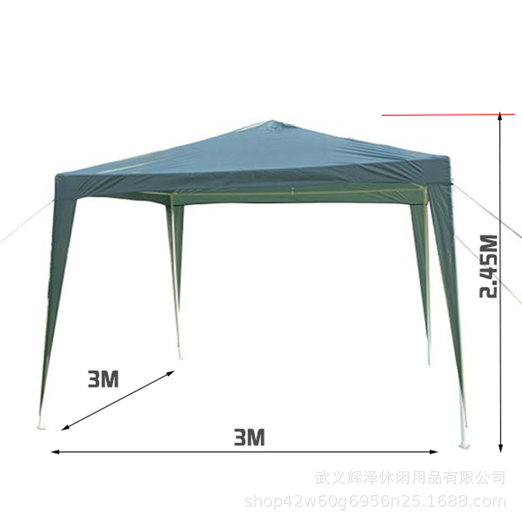 Factory direct outdoor intubation 3 * 3PE tent gazebo outdoor sunshade canopy camping beach tent