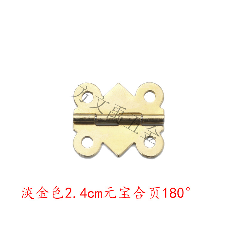 Светлое золото 2.4 см шарнир 180 ° 2.4 см коробка для бумаги кружевной шарнир 2.4 см шарнир аксессуары для деревянной коробки