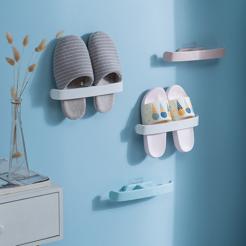 Punch-free Bathroom Slipper Rack Bathroom Drain Shoe Rack Bedroom Student Dormitory Simple Shoe Storage Artifact