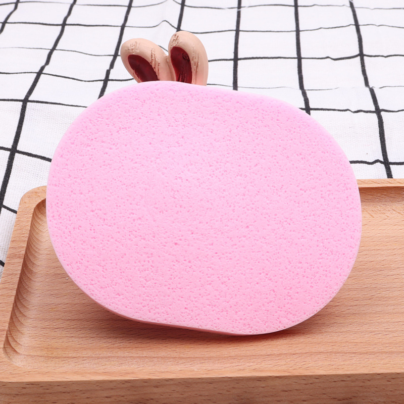 Facial Cleansing puff natural sponge facial cleansing puff seaweed sponge Yiwu beauty products factory powder puff wholesale