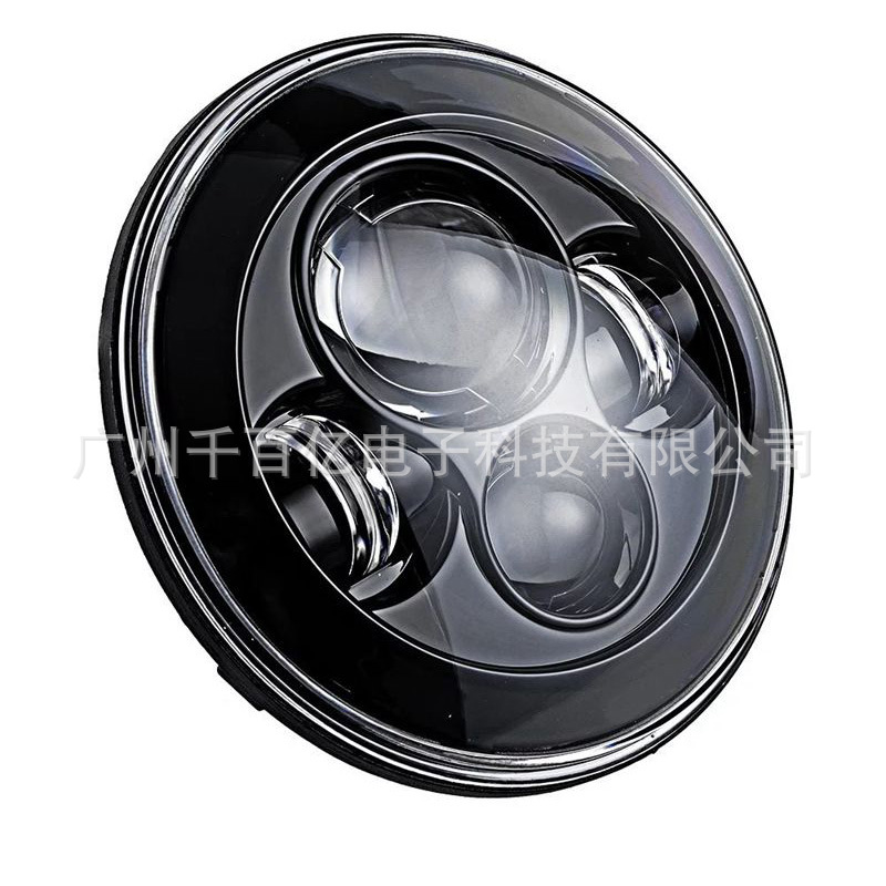 For Jeep Wrangler 7 inch led headlight Harley motorcycle led headlight two-color aperture modified headlight