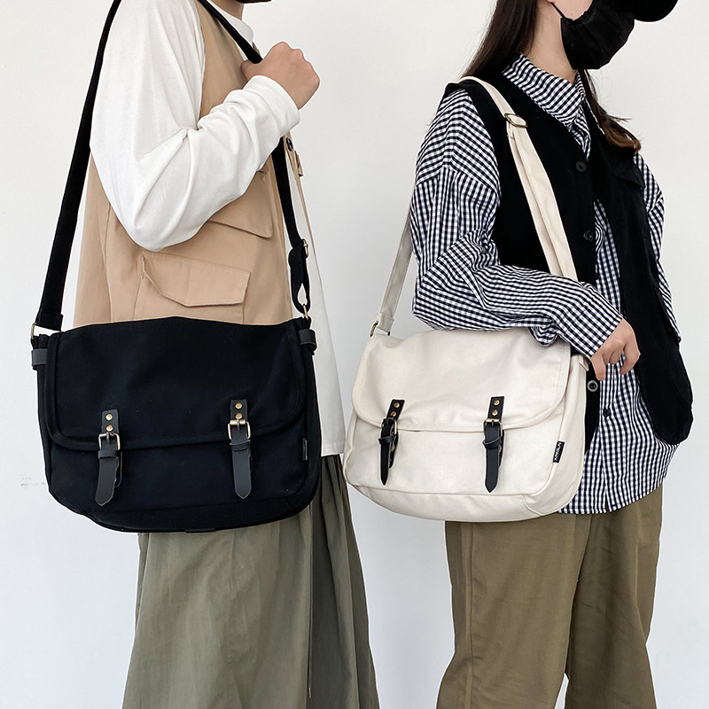 Новая британская ретро сумка Кембридж 2025, стиль K, классическая сумка большого объема, сумка через плечо для рабочей одежды, холщевая сумка-мессенджер