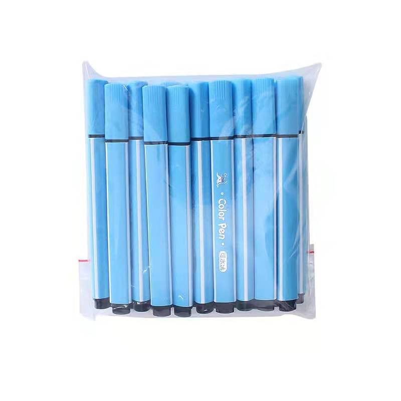 Factory direct triangular watercolor pen children's water pen black bulk wholesale kindergarten graffiti studio brush