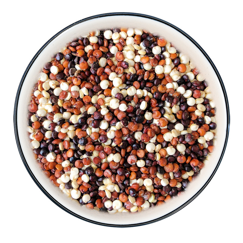 Customized imported quinoa tricolor mixed quinoa rice Bolivia quinoa 1kg red black and white tricolor quinoa OEM
