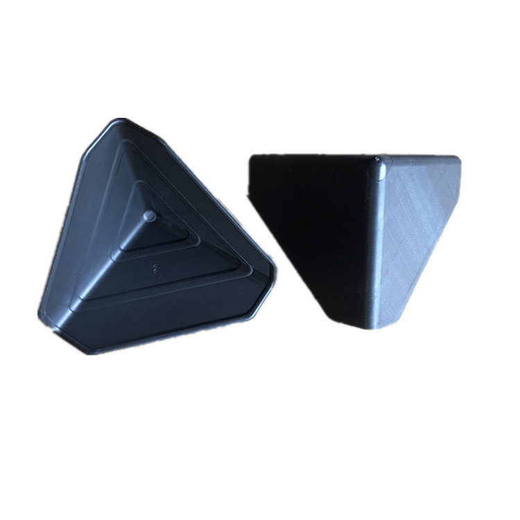 8cm carton packaging plastic protective corner furniture packaging anti-collision three-side plastic corner packaging good toughness Black in stock