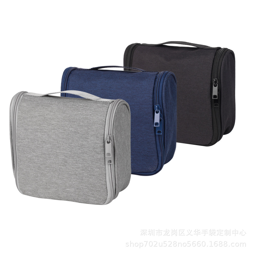 Manufacturer Supplies Large Quantities, Unprinted Waterproof Toiletry Bag, Hanging Travel Cosmetics Bag, Japanese Cosmetic Bag