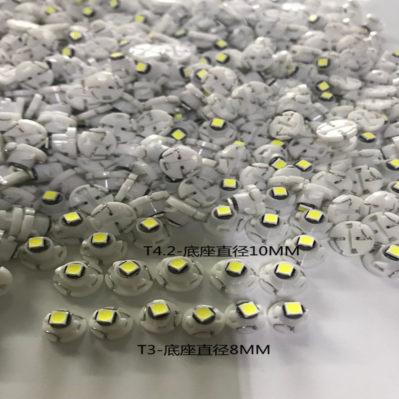 New Car InsTrumenT LighT T3 T4.2 T4.7-3030-1smd LED Air CondiTioning LighT Clock WaTch LighT Cross-border Wholesale