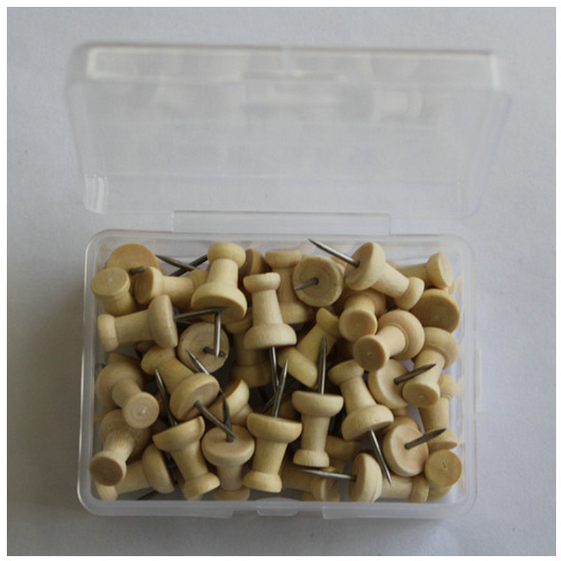 Hemu I-shaped nail wooden drawing nail original wood nail multi-purpose artistic creative labeling nail manufacturer supply